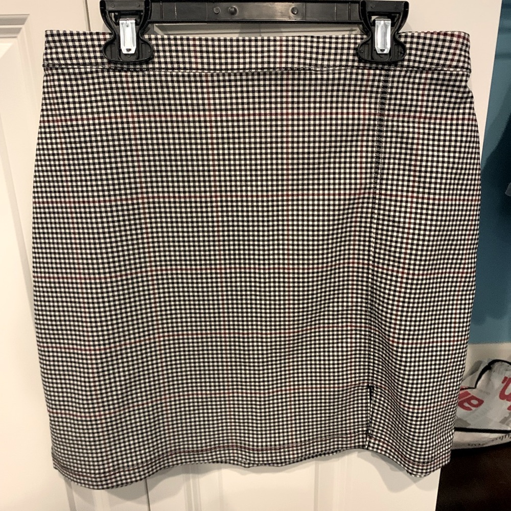 ultra high rise stretchy mini skirt